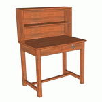 Wooden Reading Table with Self